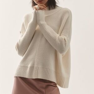 Anthropologie Maeve Gretchen mock neck sweater